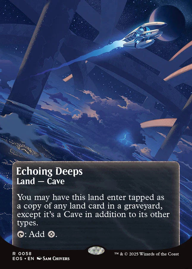 [Foil] EOS 058 Echoing Deeps (0058 - Borderless Poster) R