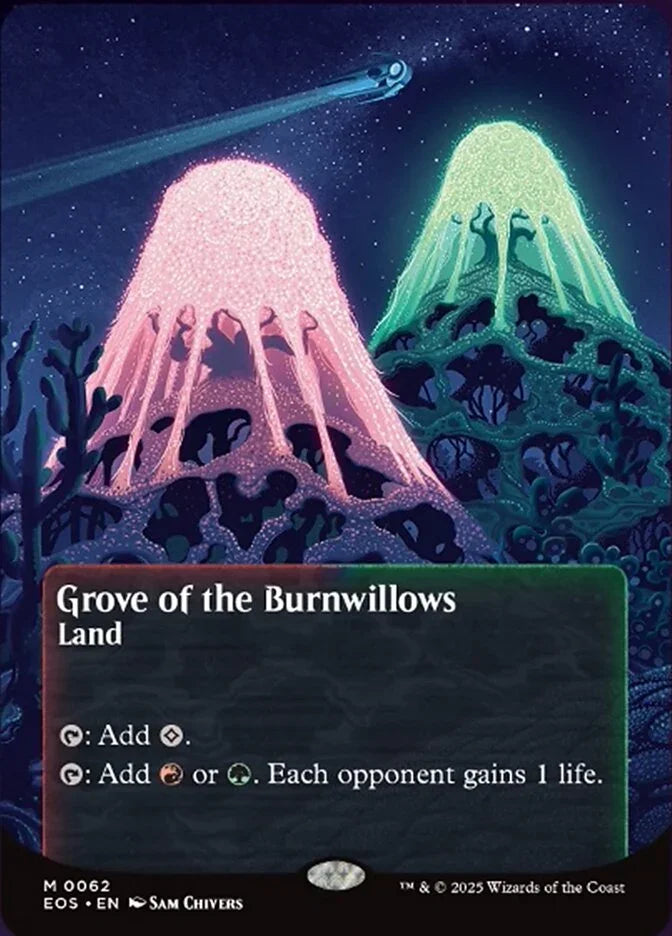 [Foil] EOS 062 Grove of the Burnwillows (0062 - Borderless Poster) M