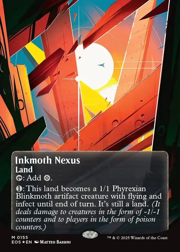[Foil] EOS 155 Inkmoth Nexus (0155 - Borderless Poster Galaxy Foil) M