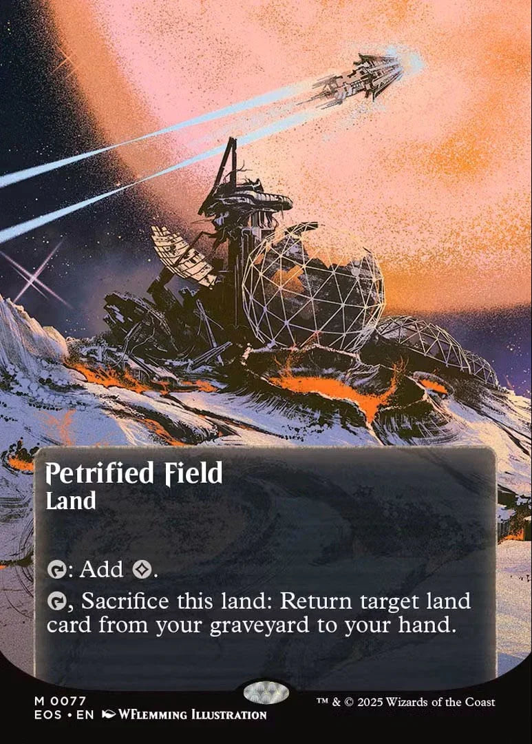 [Foil] EOS 077 Petrified Field (0077 - Borderless Poster) M
