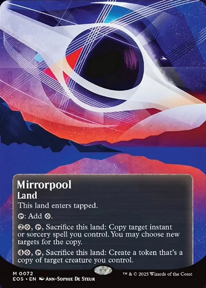 [Foil] EOS 072 Mirrorpool (0072 - Borderless Poster) M