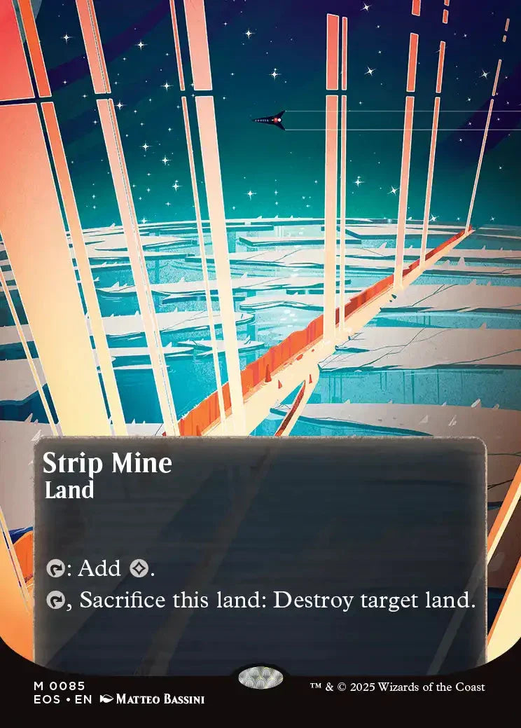 [Foil] EOS 085 Strip Mine (0085 - Borderless Poster) M