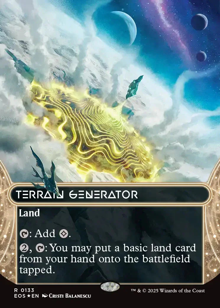 [Foil] EOS 133 Terrain Generator (0133 - Borderless Galaxy Foil) R