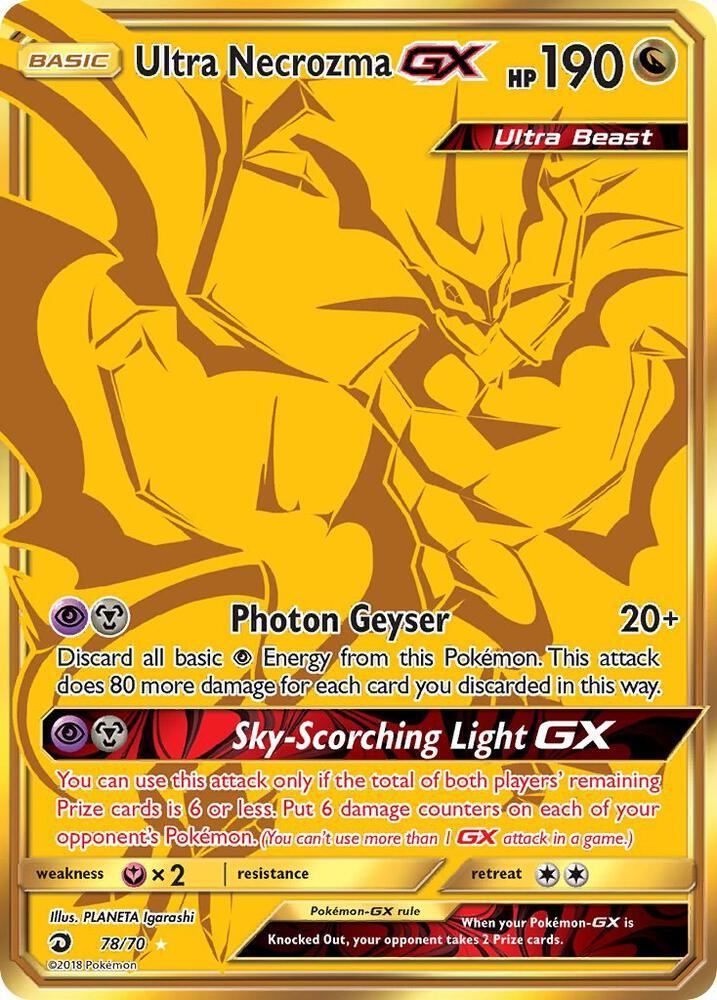 DRM 78/70 Ultra Necrozma GX SR