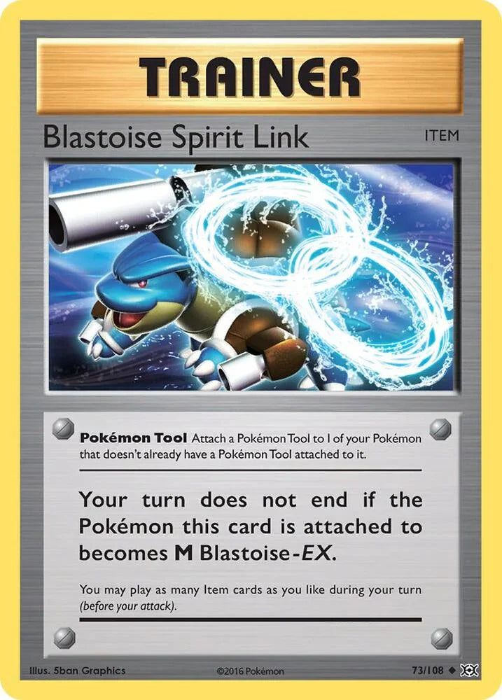 [Reverse Holo] EVO 73/108 Blastoise Spirit Link U