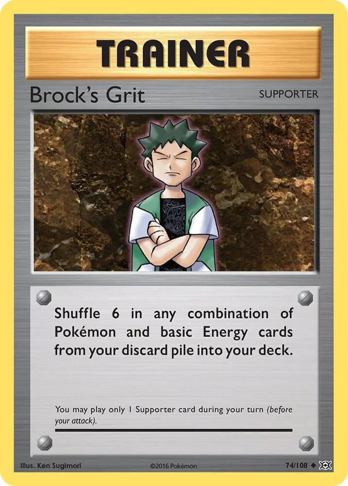 [Reverse Holo] EVO 74/108 Brock's Grit U