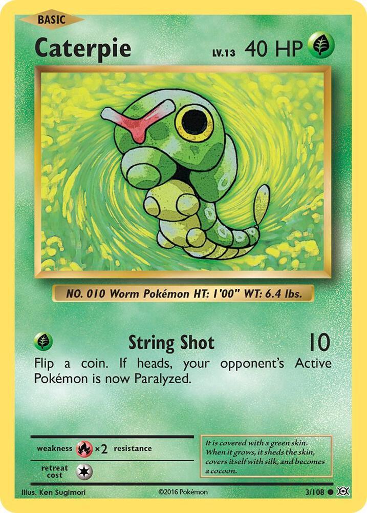 [Reverse Holo] EVO 3/108 Caterpie C