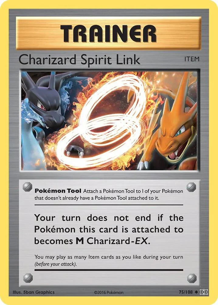 [Reverse Holo] EVO 75/108 Charizard Spirit Link U