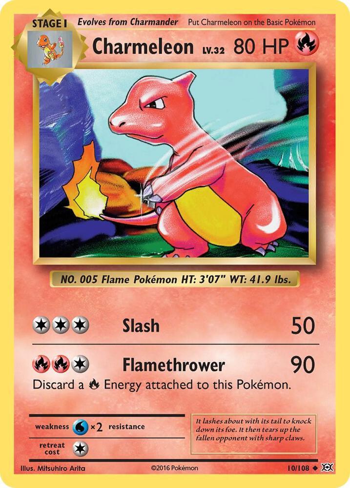 [Reverse Holo] EVO 10/108 Charmeleon U