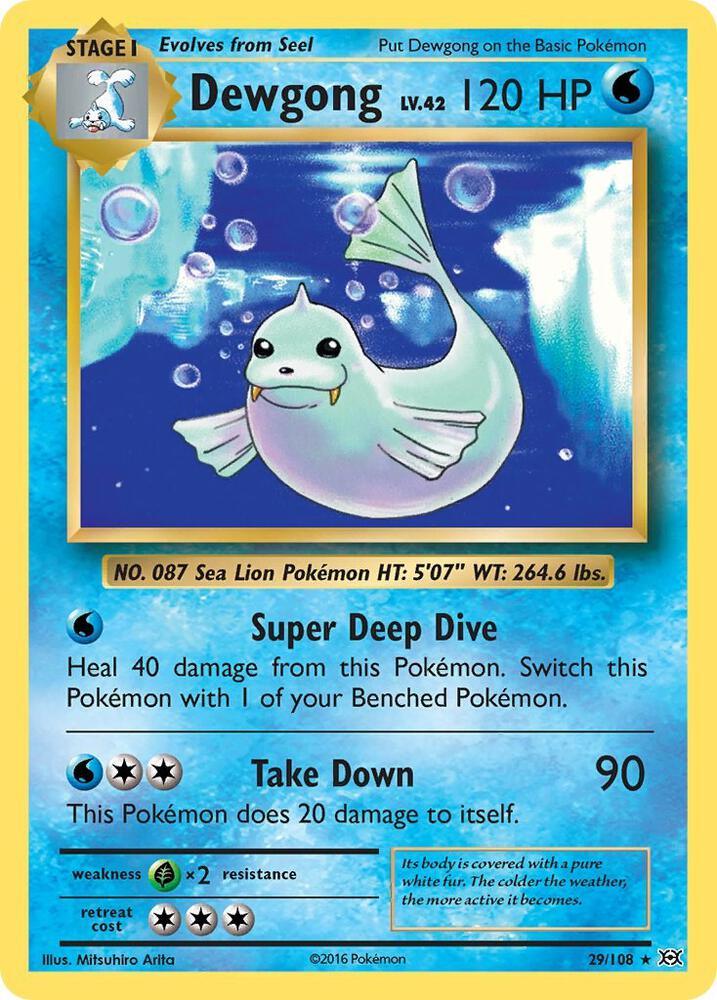 [Reverse Holo] EVO 29/108 Dewgong R