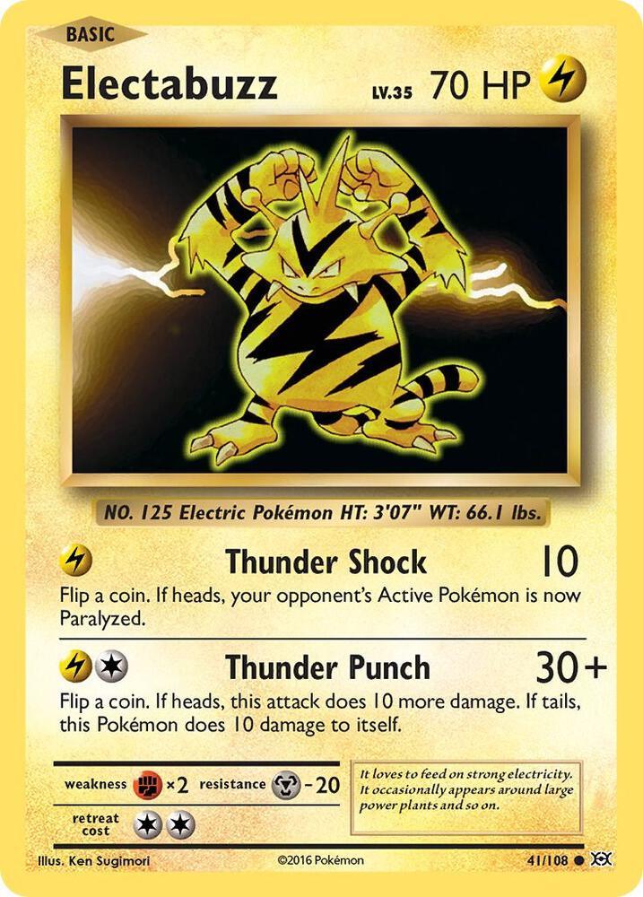 [Reverse Holo] EVO 41/108 Electabuzz C