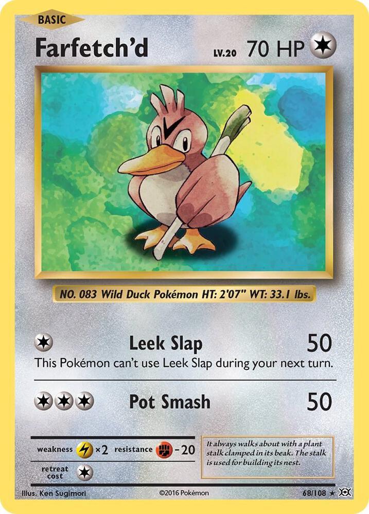 [Reverse Holo] EVO 68/108 Farfetch'd R