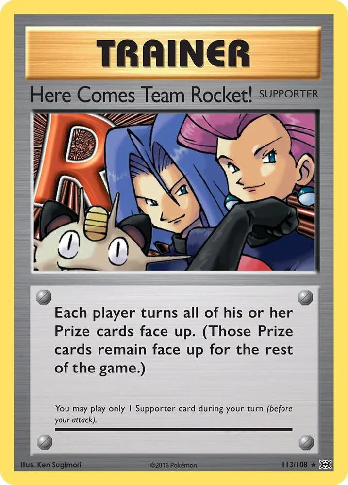 EVO 113/108 Here Comes Team Rocket! SR