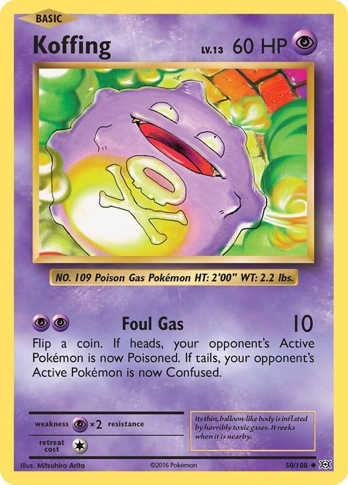 [Reverse Holo] EVO 50/108 Koffing U