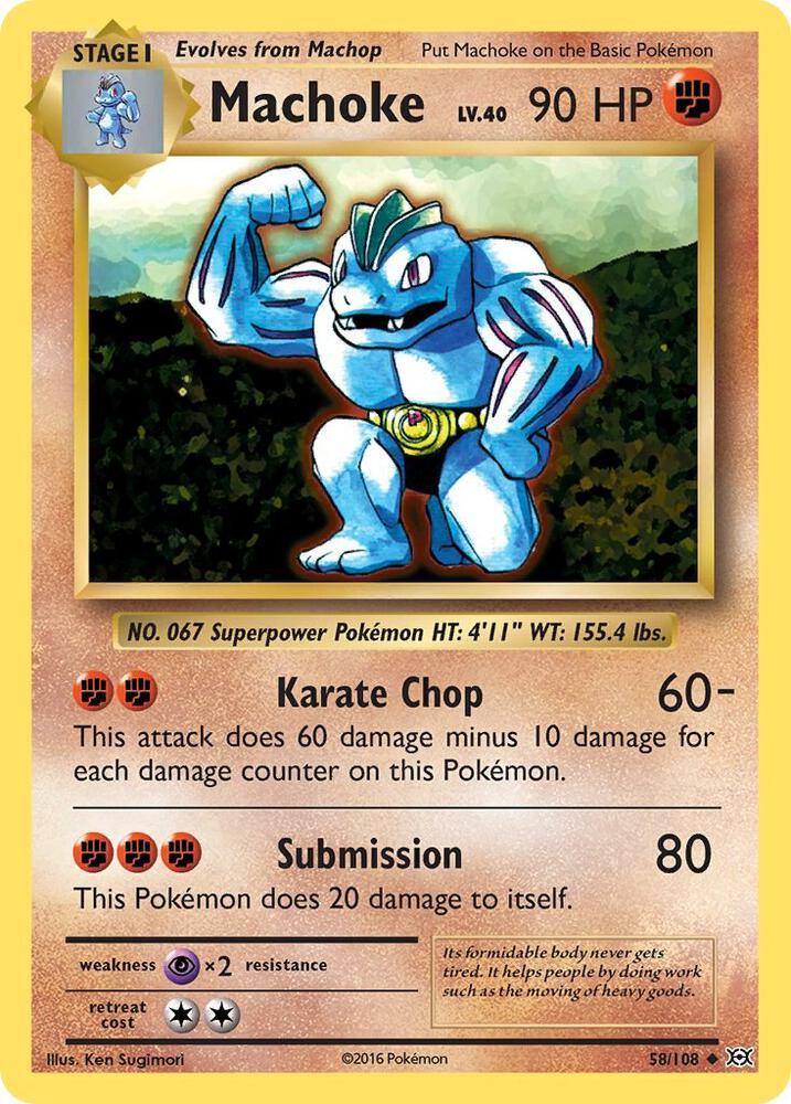 [Reverse Holo] EVO 58/108 Machoke U