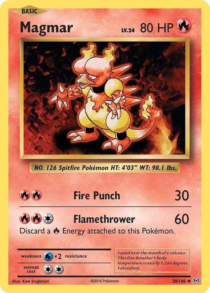 [Reverse Holo] EVO 20/108 Magmar U