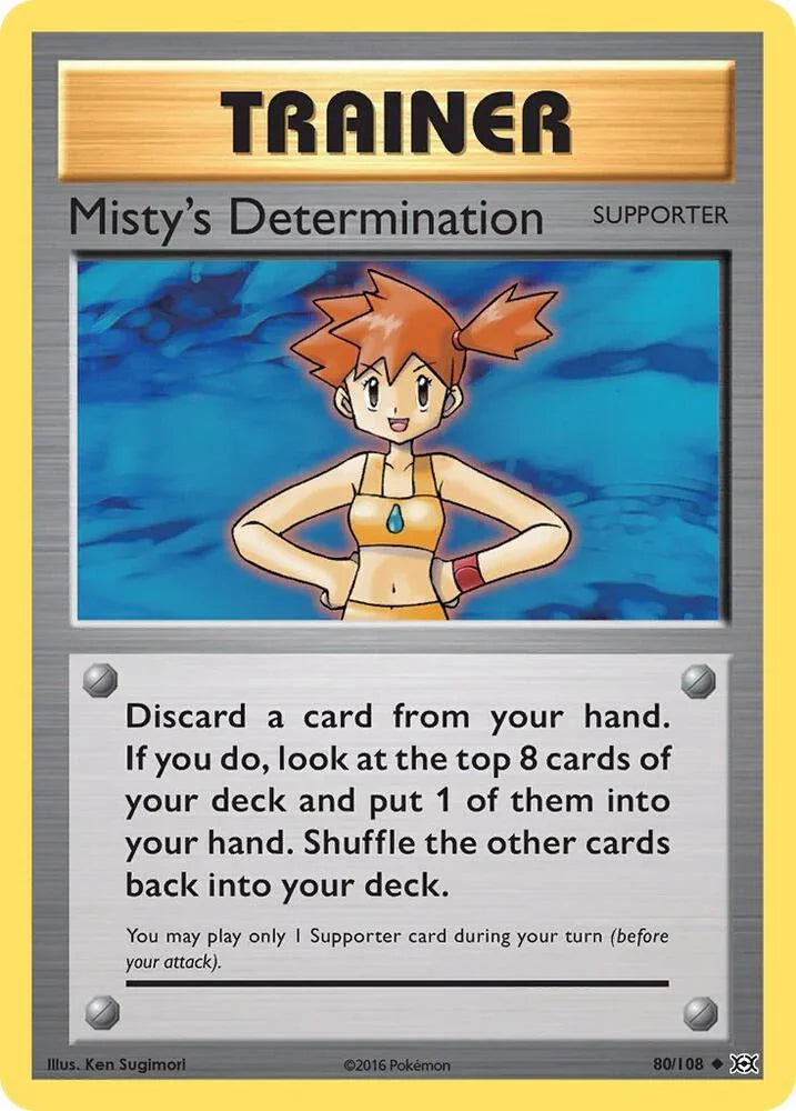 [Reverse Holo] EVO 80/108 Misty's Determination U