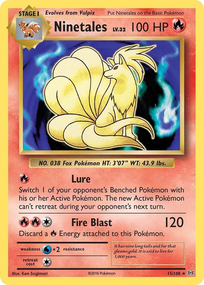 [Reverse Holo] EVO 15/108 Ninetales RH