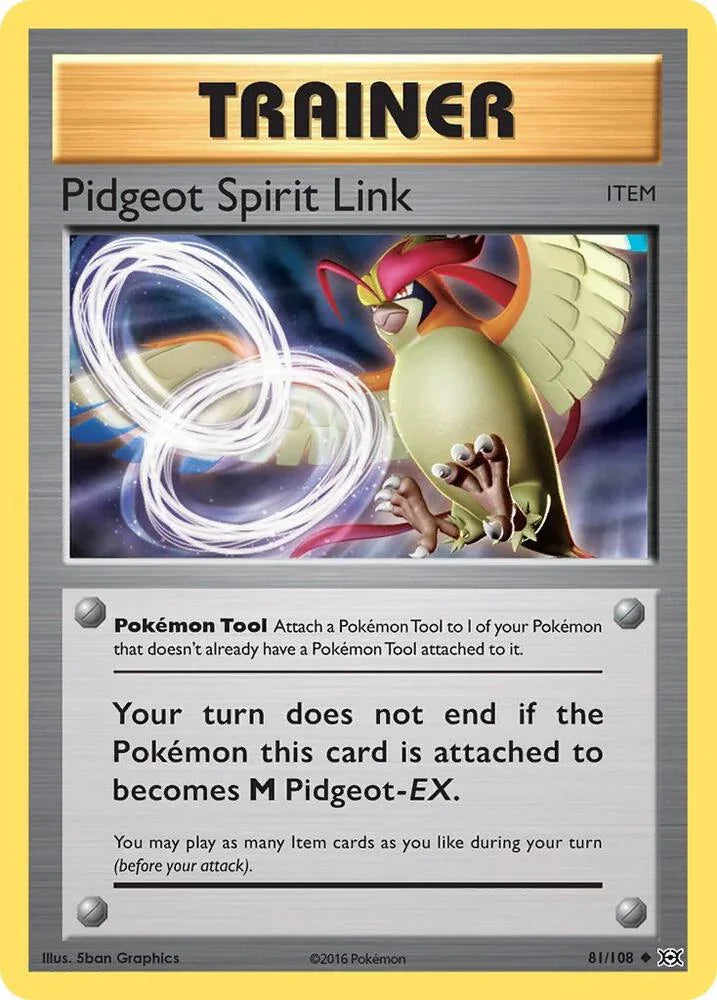 [Reverse Holo] EVO 81/108 Pidgeot Spirit Link U