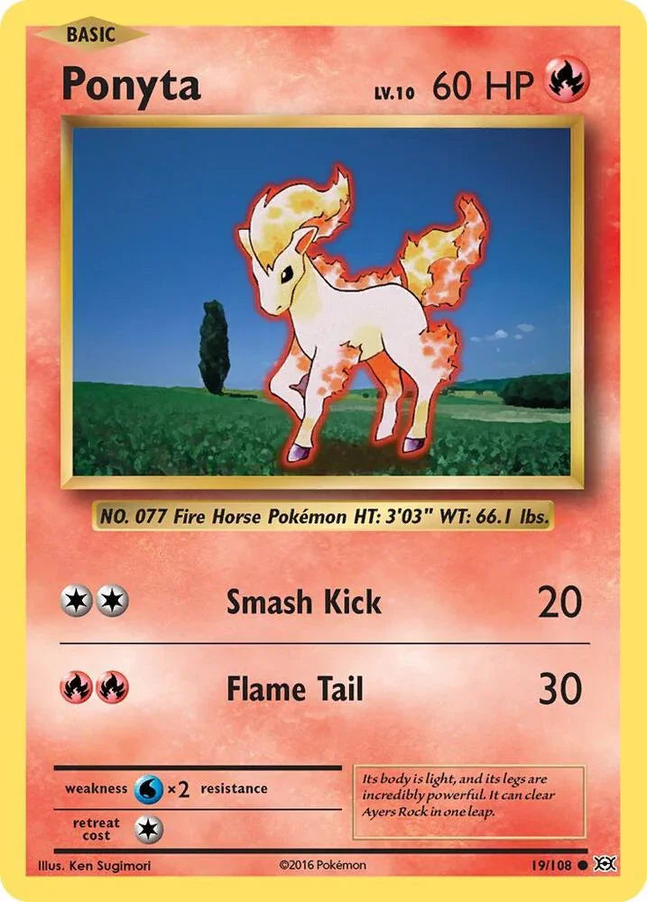 [Reverse Holo] EVO 19/108 Ponyta C