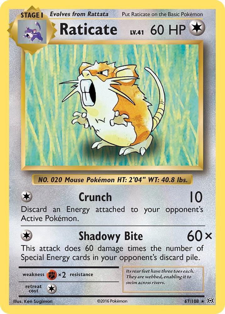 [Reverse Holo] EVO 67/108 Raticate R