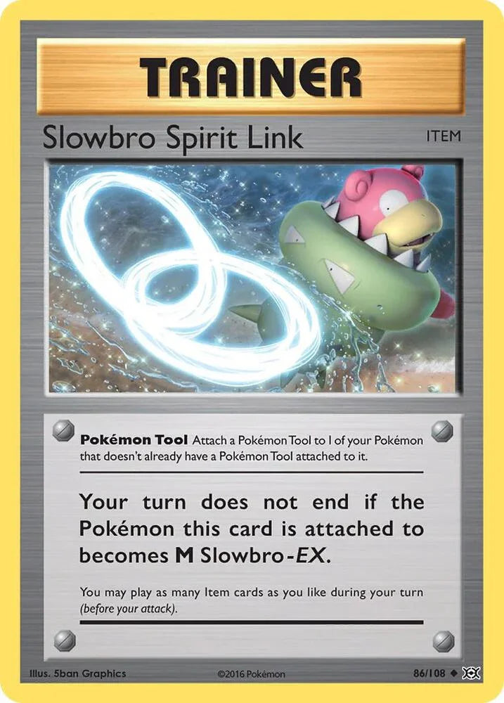 [Reverse Holo] EVO 86/108 Slowbro Spirit Link U