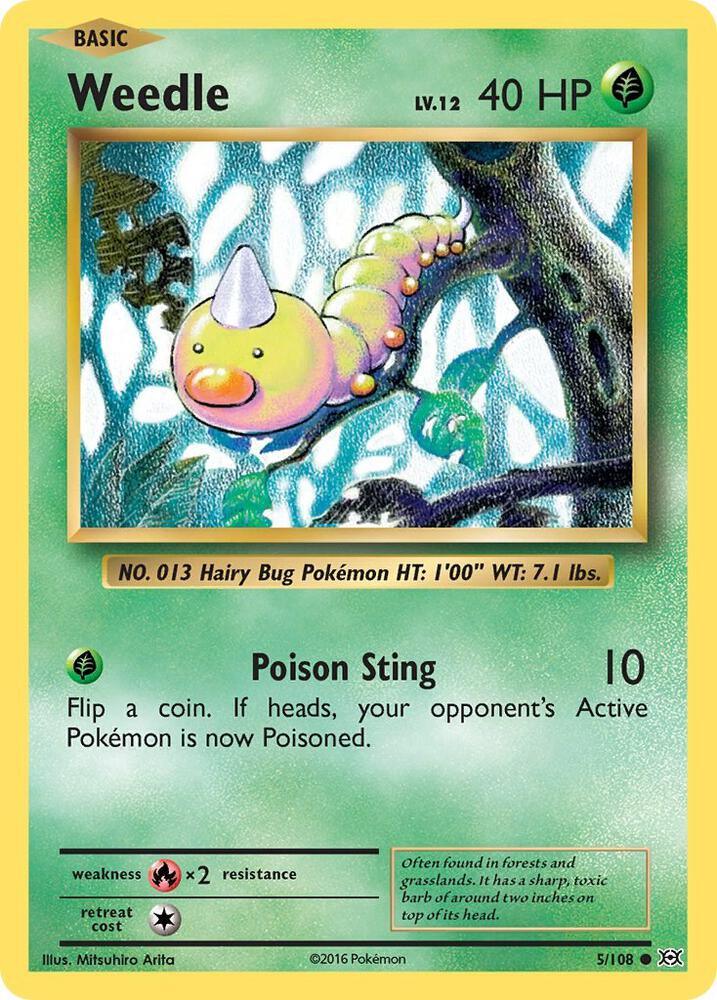 [Reverse Holo] EVO 5/108 Weedle C