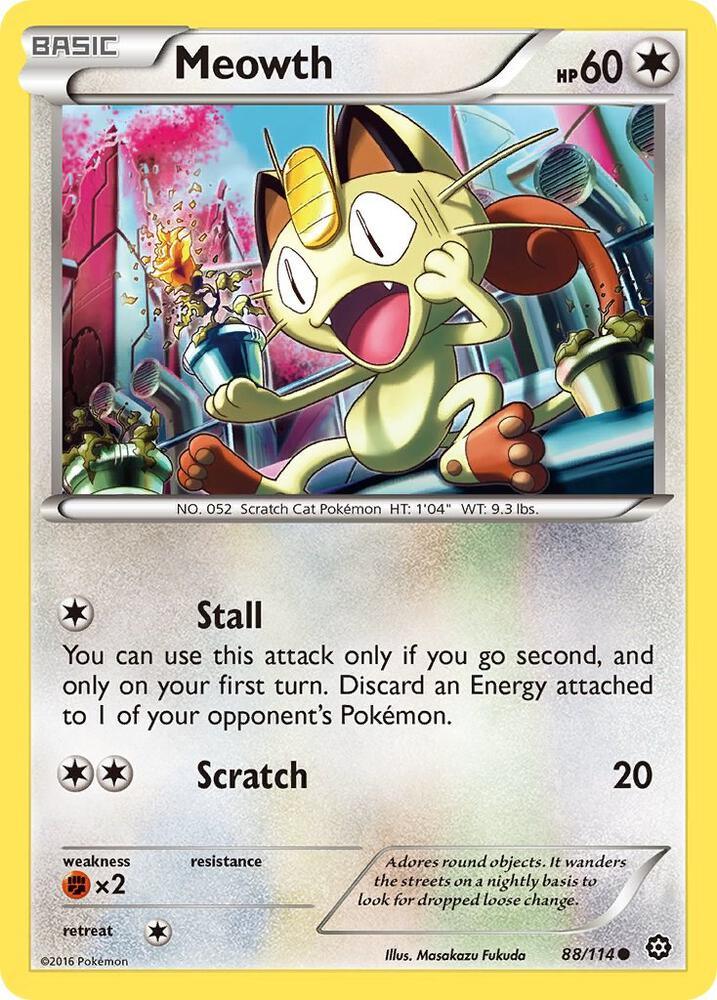 [Reverse Holo] STS 88/114 Meowth C