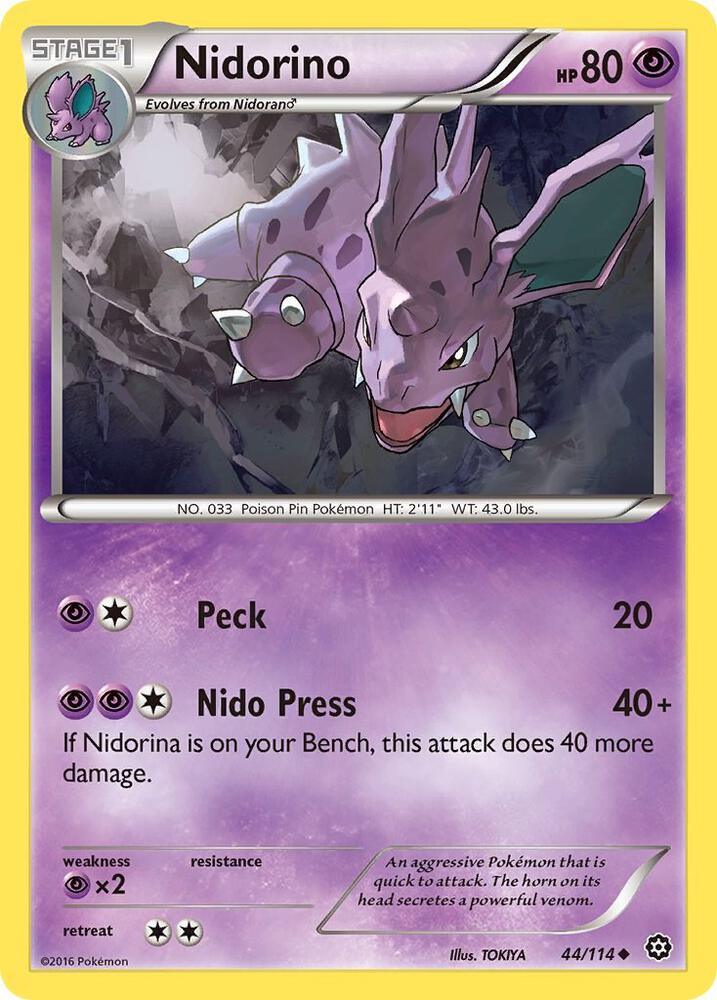 [Reverse Holo] STS 44/114 Nidorino U