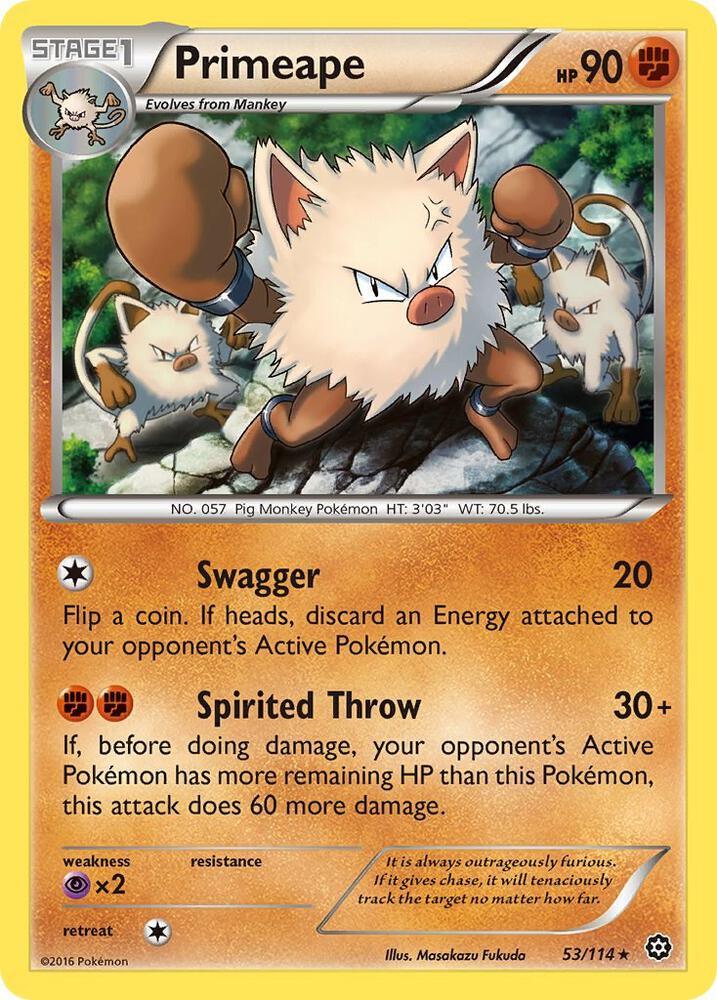 [Reverse Holo] STS 53/114 Primeape R
