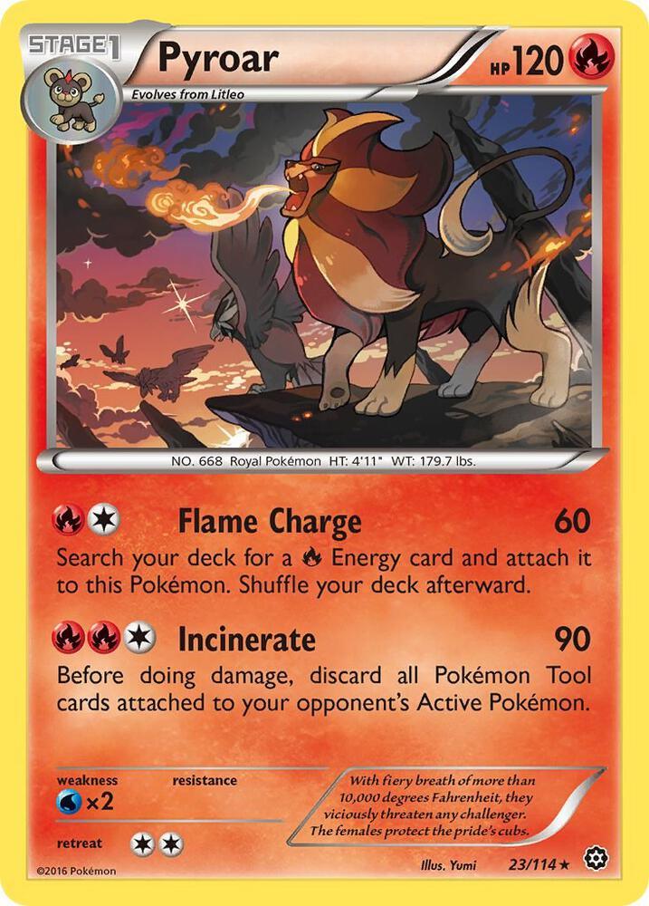 [Reverse Holo] STS 23/114 Pyroar R