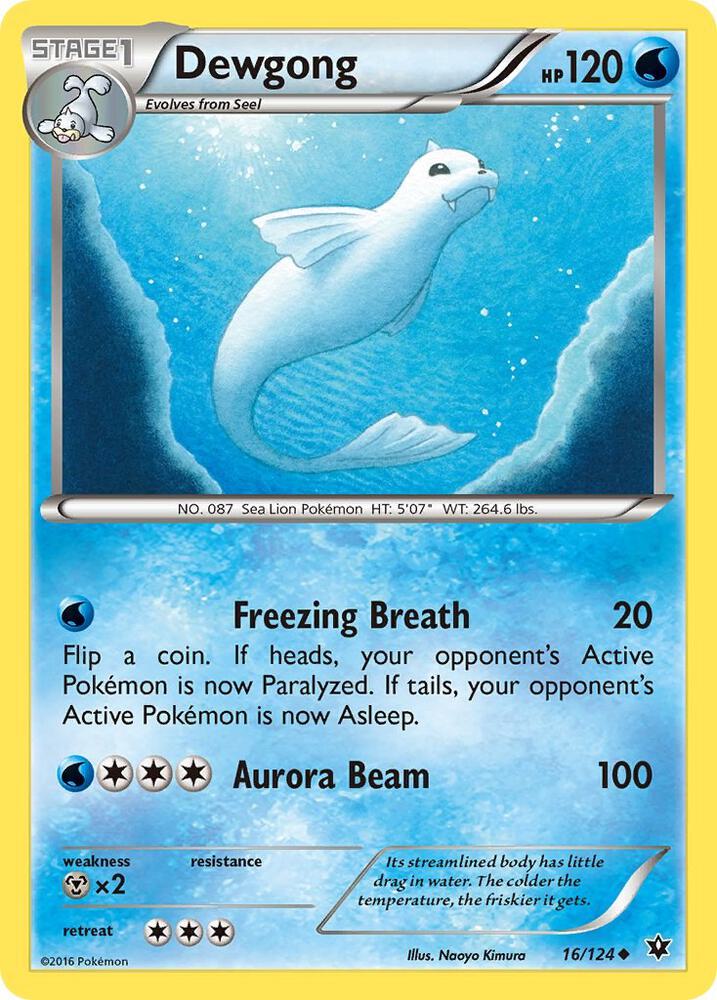 [Reverse Holo] FCO 16/124 Dewgong U