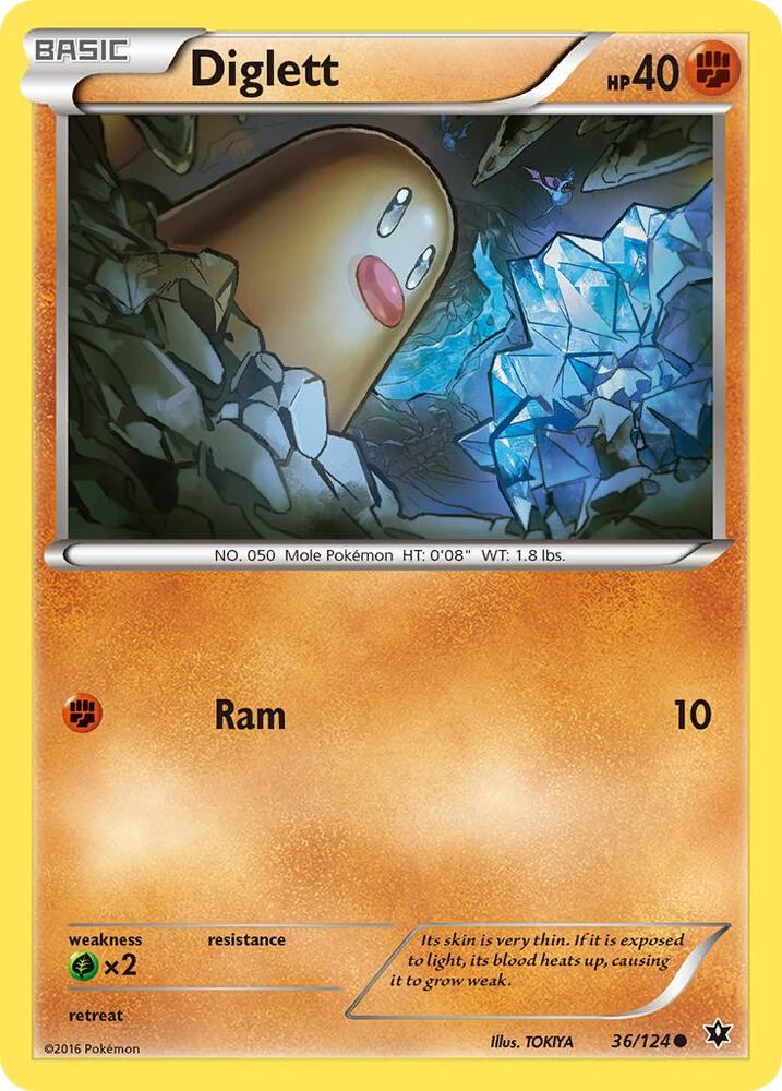 [Reverse Holo] FCO 36/124 Diglett C