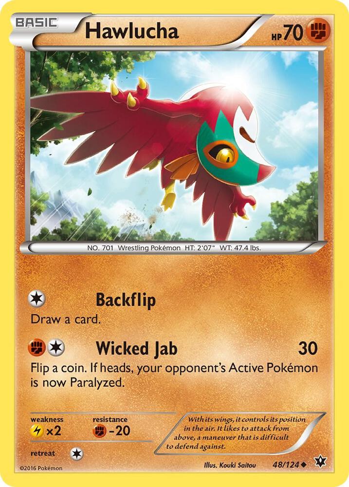 [Reverse Holo] FCO 48/124 Hawlucha U