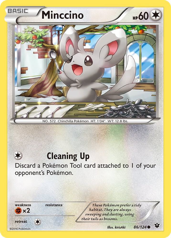 [Reverse Holo] FCO 86/124 Minccino C