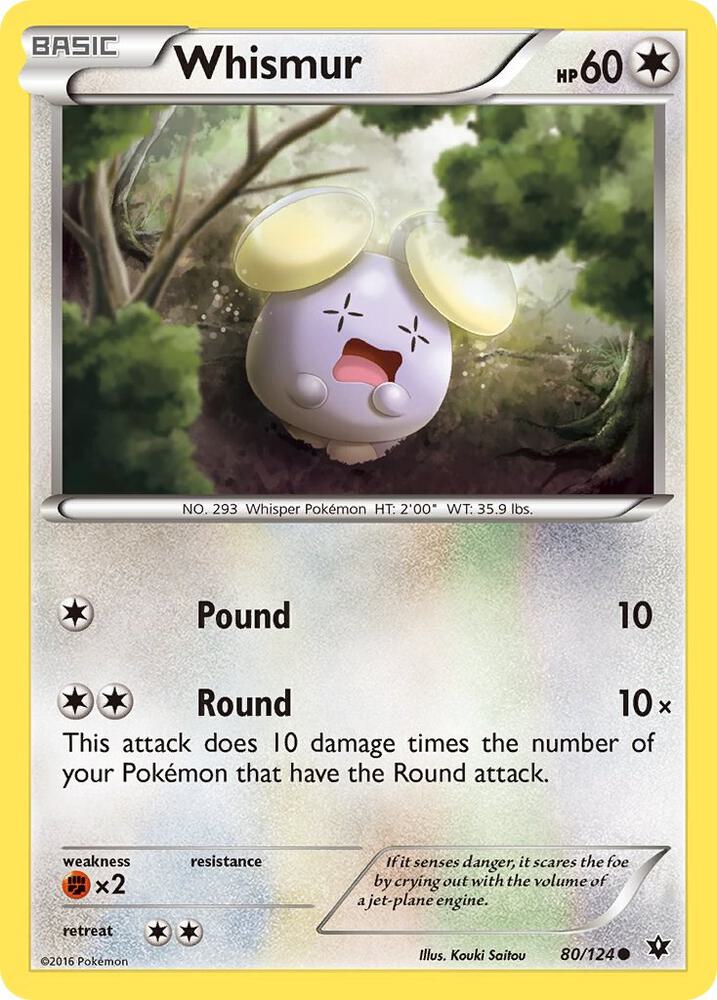 [Reverse Holo] FCO 80/124 Whismur C