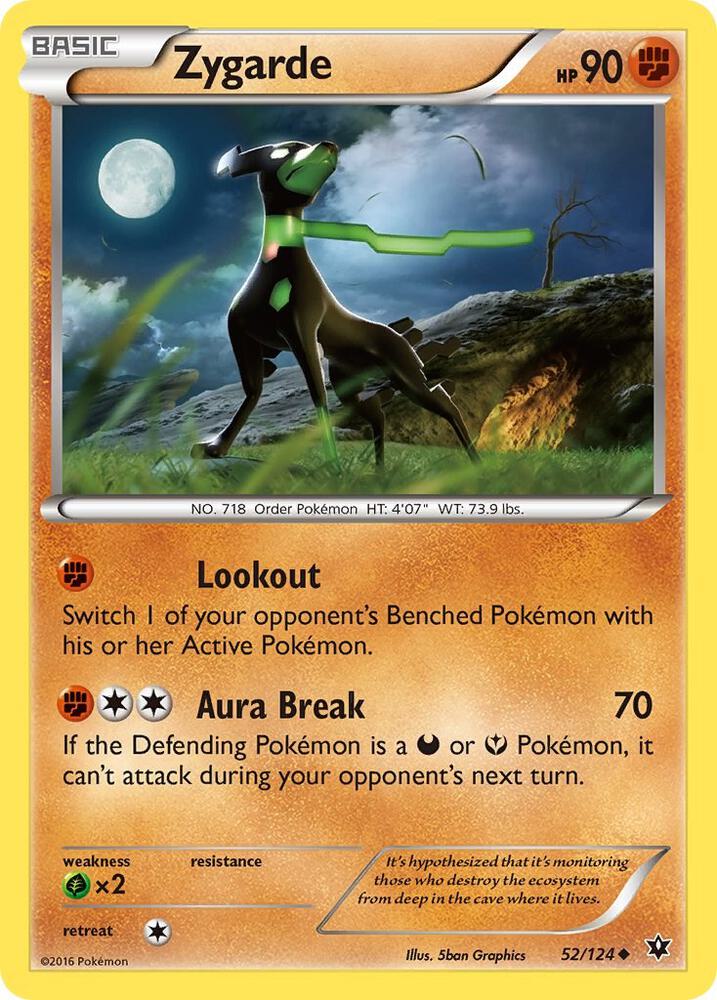 [Reverse Holo] FCO 52/124 Zygarde U