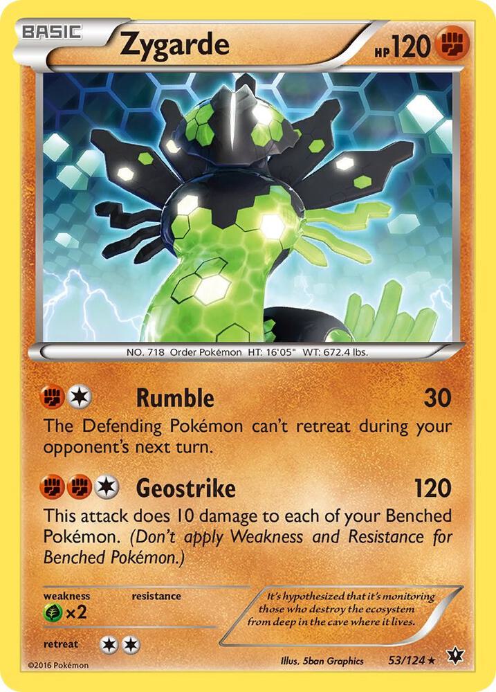 [Reverse Holo] FCO 53/124 Zygarde R