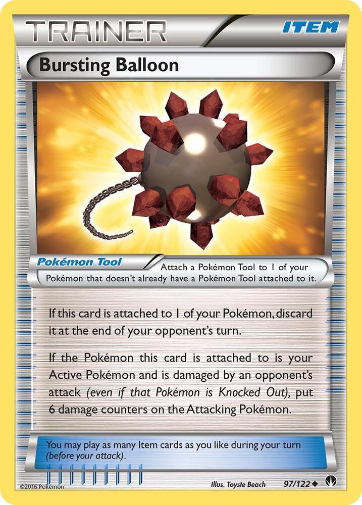[Reverse Holo] BKP 97/122 Bursting Balloon U