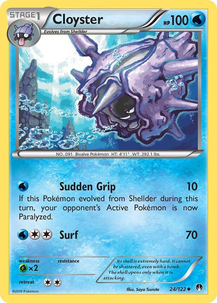 [Reverse Holo] BKP 24/122 Cloyster U