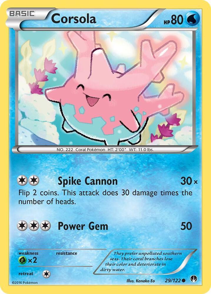 [Reverse Holo] BKP 29/122 Corsola C