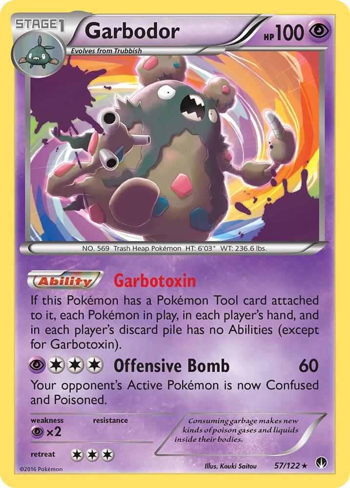 [Reverse Holo] BKP 57/122 Garbodor RH