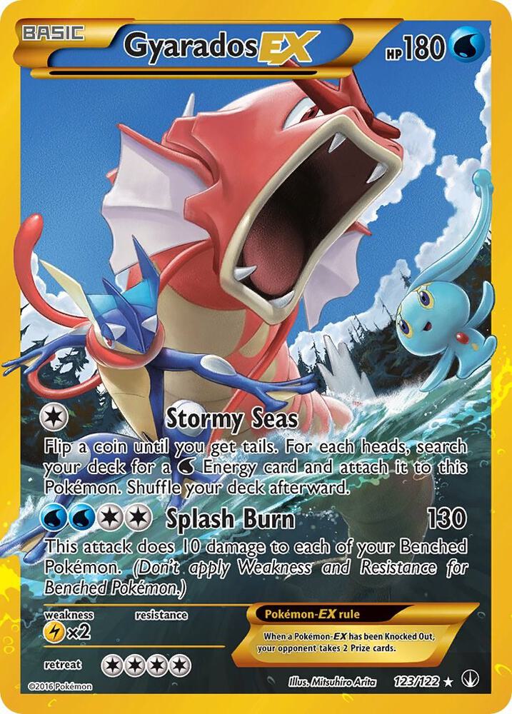 BKP 123/122 Gyarados EX SR