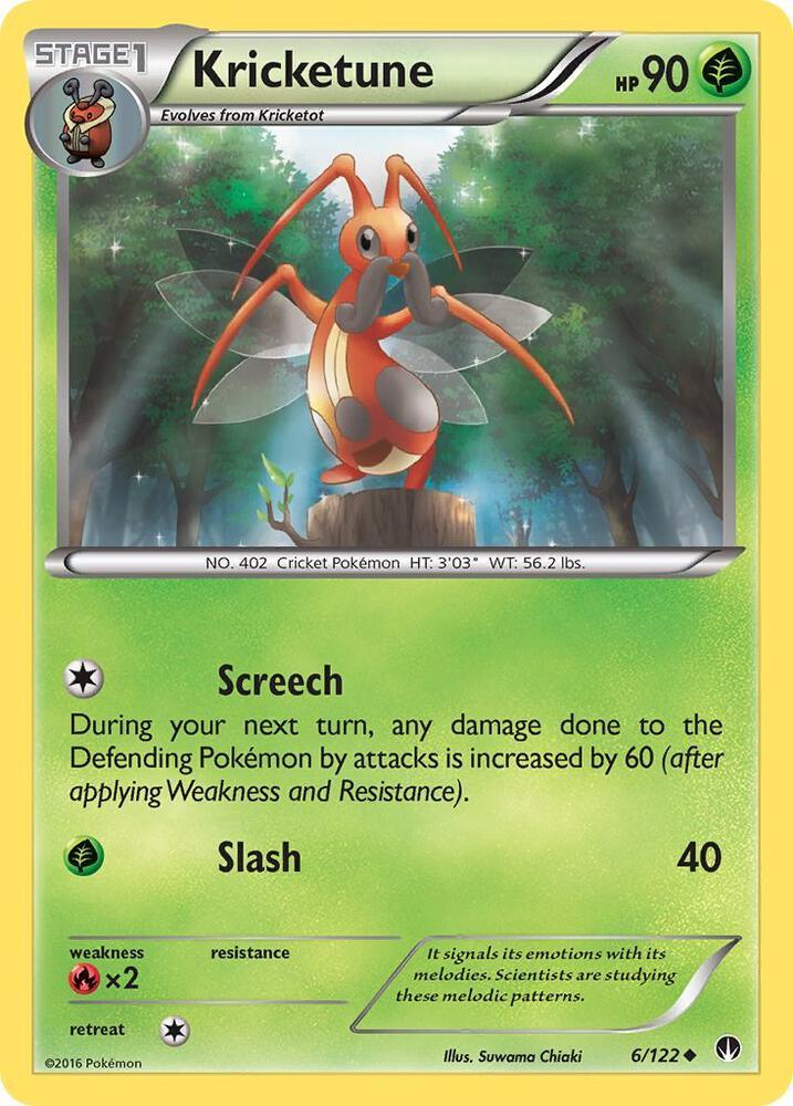 [Reverse Holo] BKP 6/122 Kricketune U