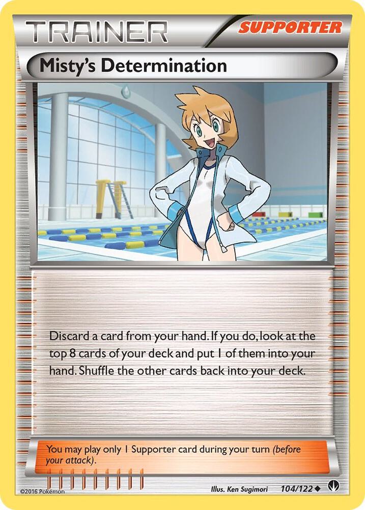 [Reverse Holo] BKP 104/122 Misty's Determination U