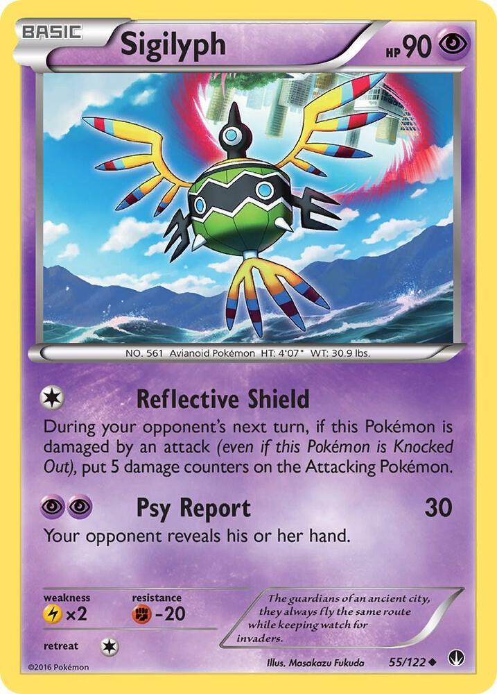 [Reverse Holo] BKP 55/122 Sigilyph U