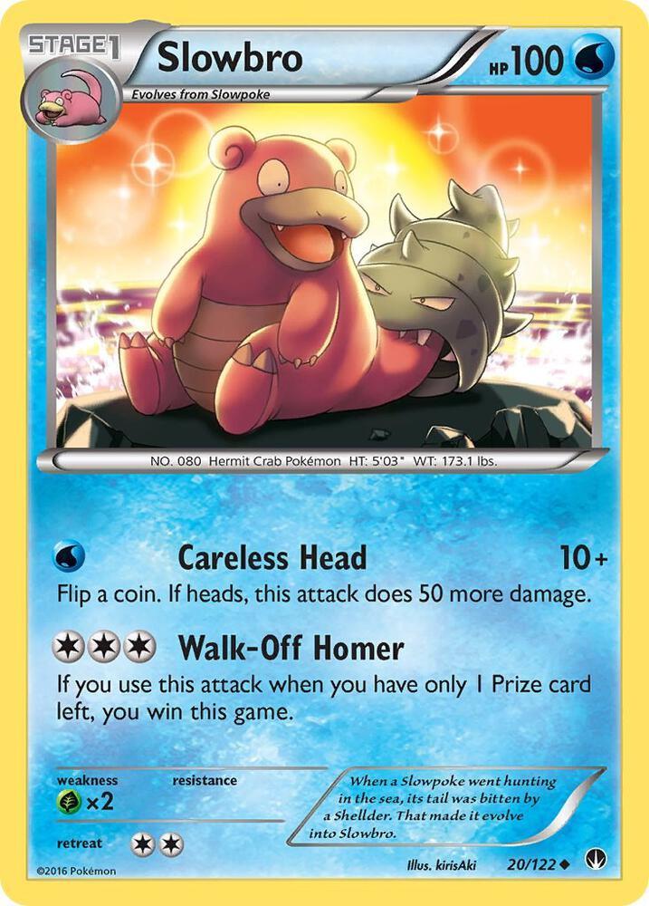 [Reverse Holo] BKP 20/122 Slowbro U