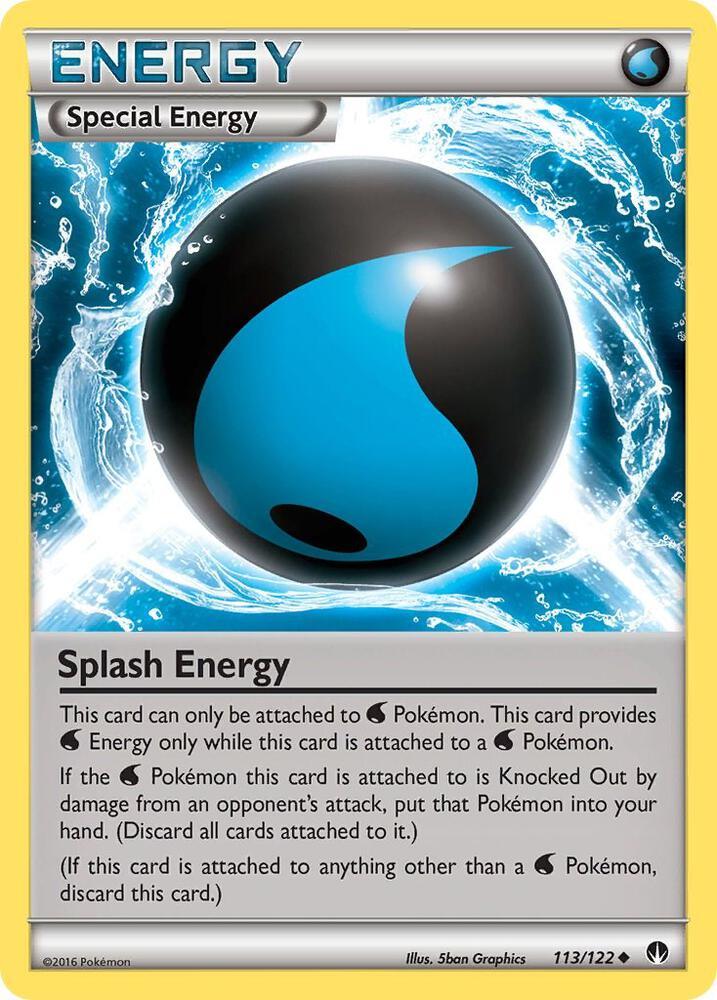 [Reverse Holo] BKP 113/122 Splash Energy U