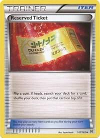 [Reverse Holo] BKT 147/162 Reserved Ticket U