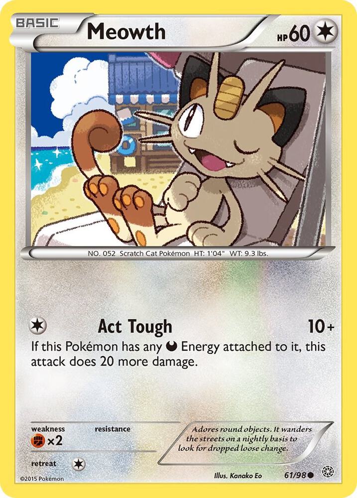 [Reverse Holo] AOR 61/98 Meowth C